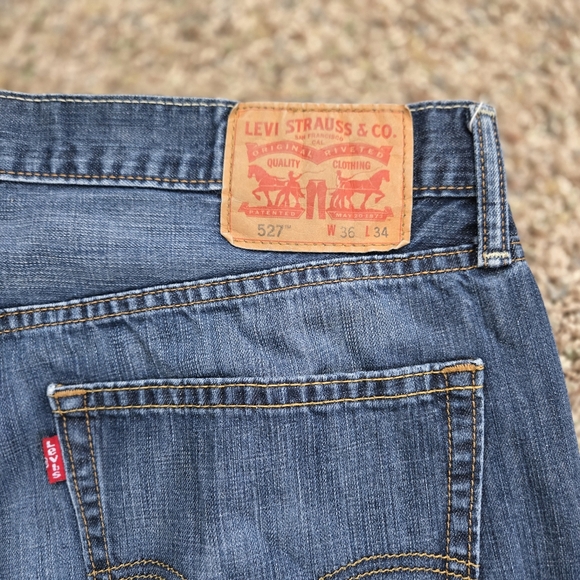 Vintage Men's Levi's 527 Boot Cut Jeans 36 x 34 - Picture 4 of 6